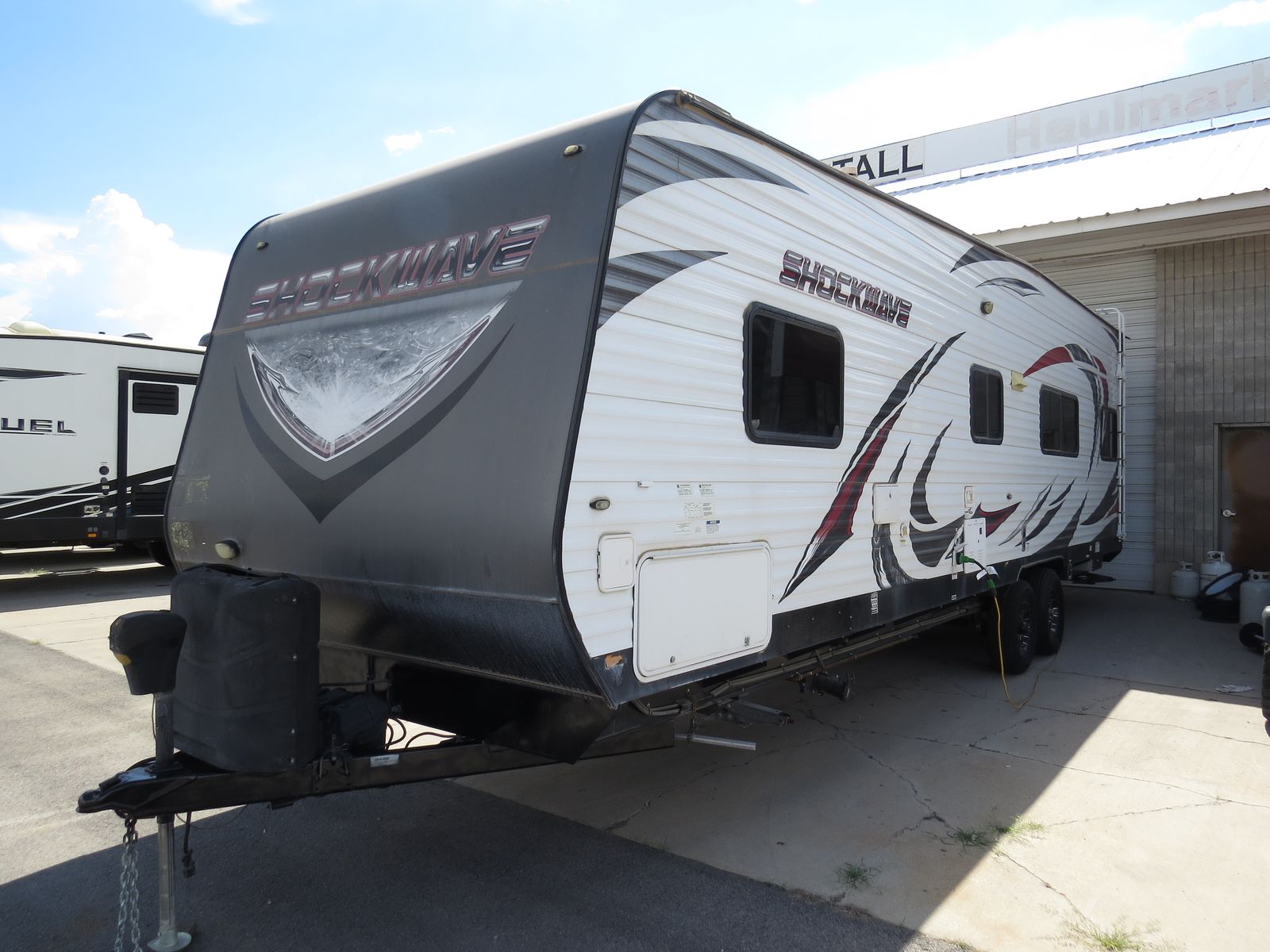 2016 Forest River Shockwave 28FQDX (17.5' Garage)