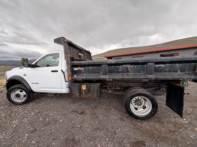 2020 Ram 5500 4x4 Cummins Diesel Dump Truck with Plow and Salter Spreader