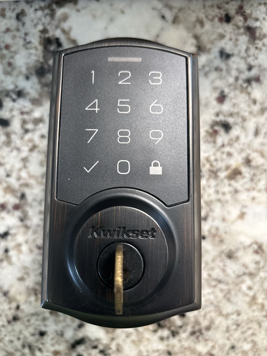 Kwikset Smart Electronic Keypad Deadbolt Lock - Venetian Bronze