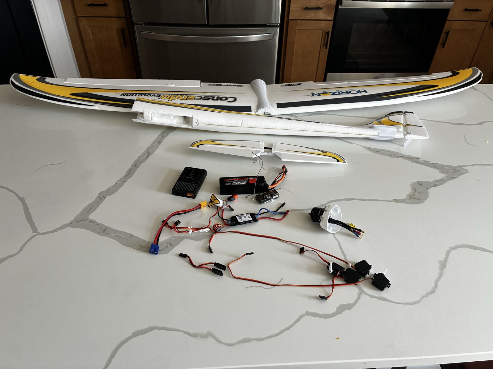 Eflite Conscendo parts Spektrum battery motor receiver