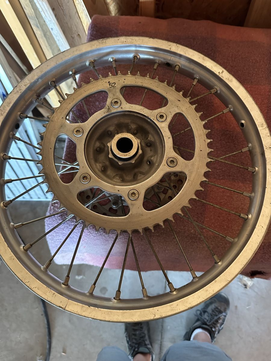 Motorcycle rear wheel