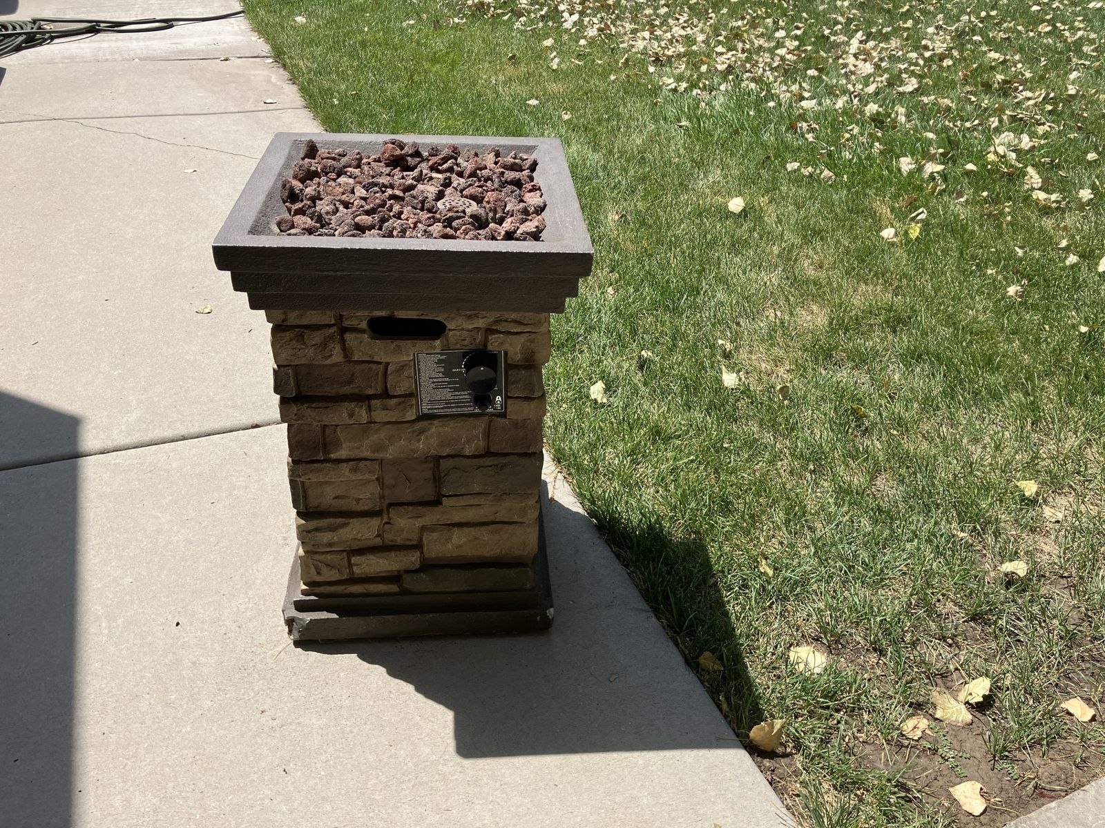 Outdoor Propane Fireplace