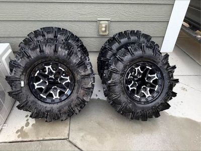 CANAM ITP Cryptid Off-Road Tires Set and rims - 30x9.00-14