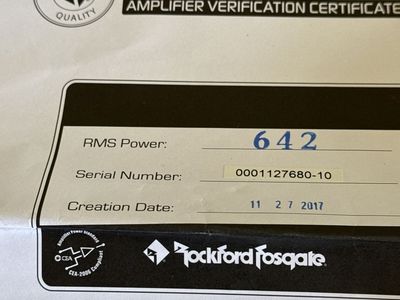 Rockford fosgate r500x1d