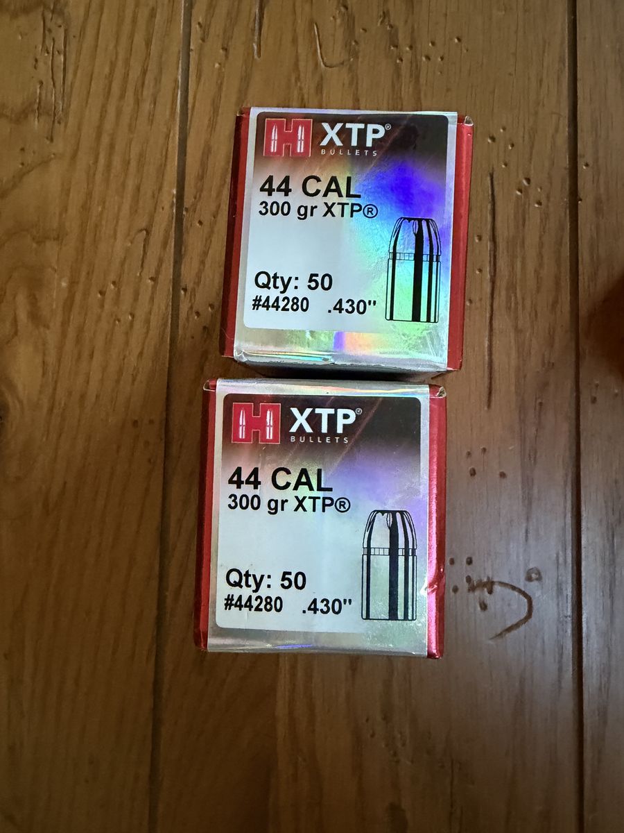44 cal xtp 300 and 240gr