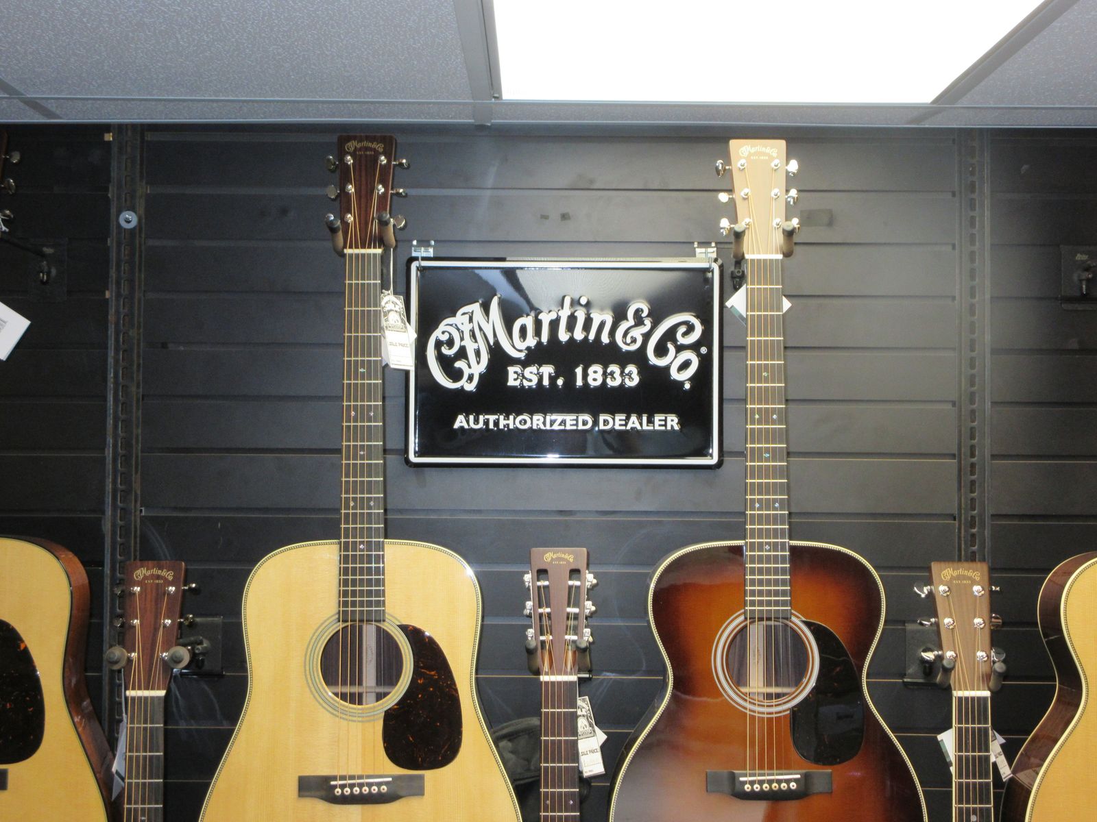 we now have Martin acoustic guitars in stock
