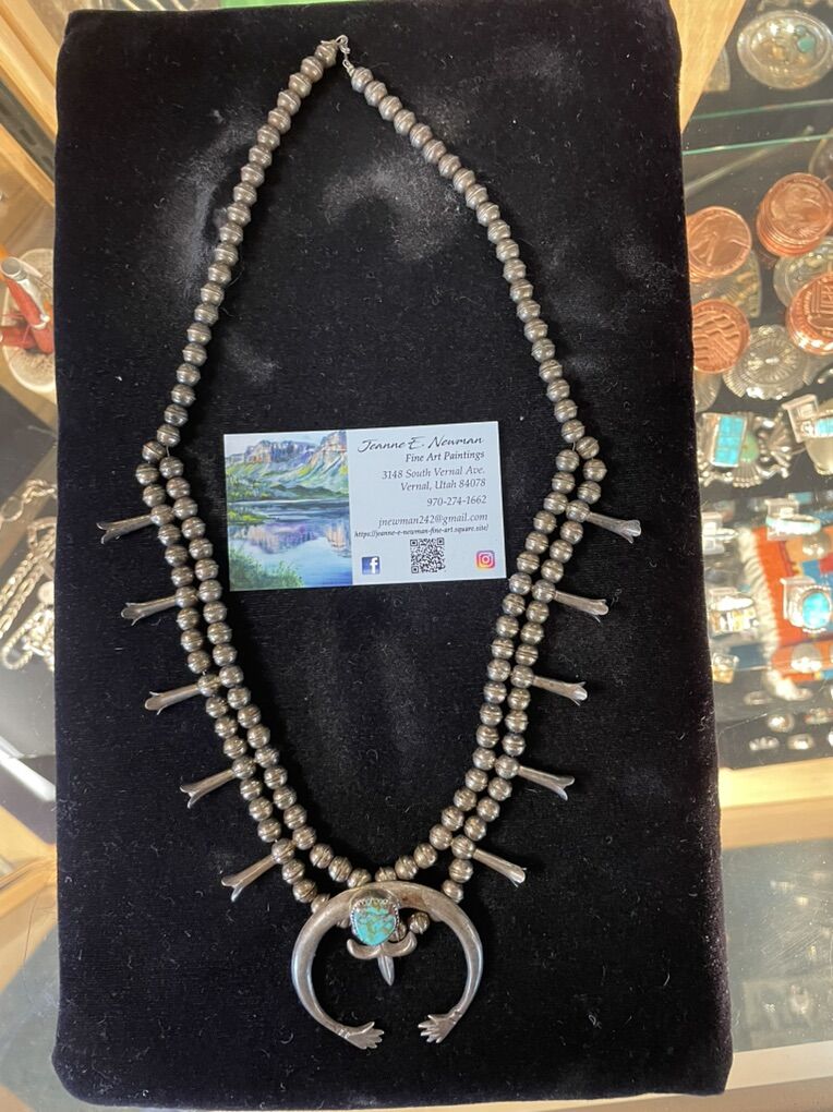 Vintage Squash Blossom Necklace