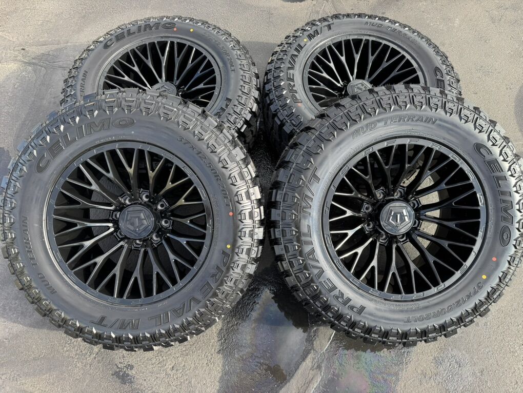 New 37x12.50r20 MT TIS 566B 8x6.5 Ram Chevy GMC 8