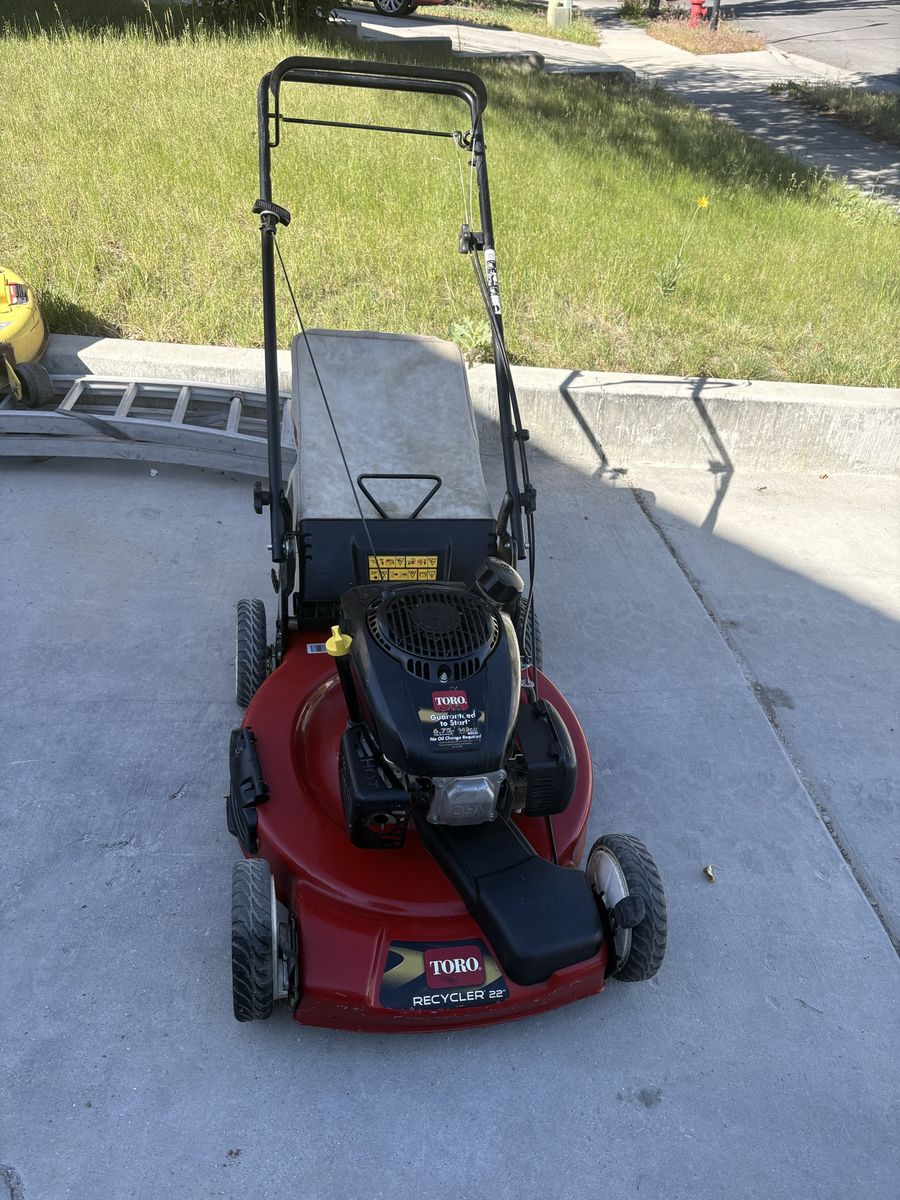 Toro lawnmower self propelled