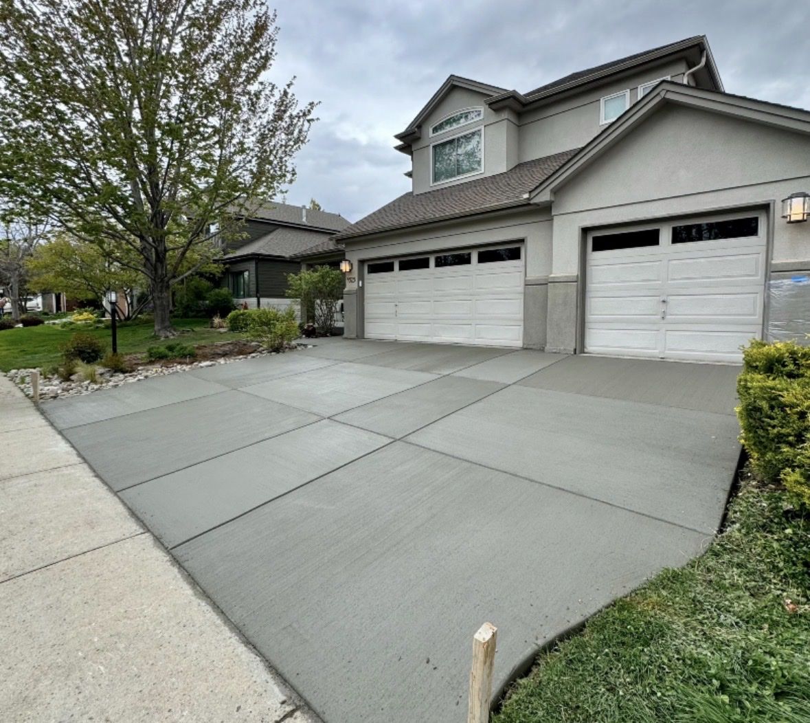 Concrete Or Pavers For Running vehicle