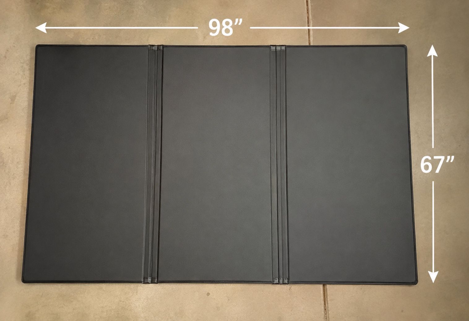 Ford Tri-Fold Hard Tonneau Truck Bed Cover 8ft