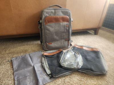 Carry on Backpack / Luggage bag with packing cubes