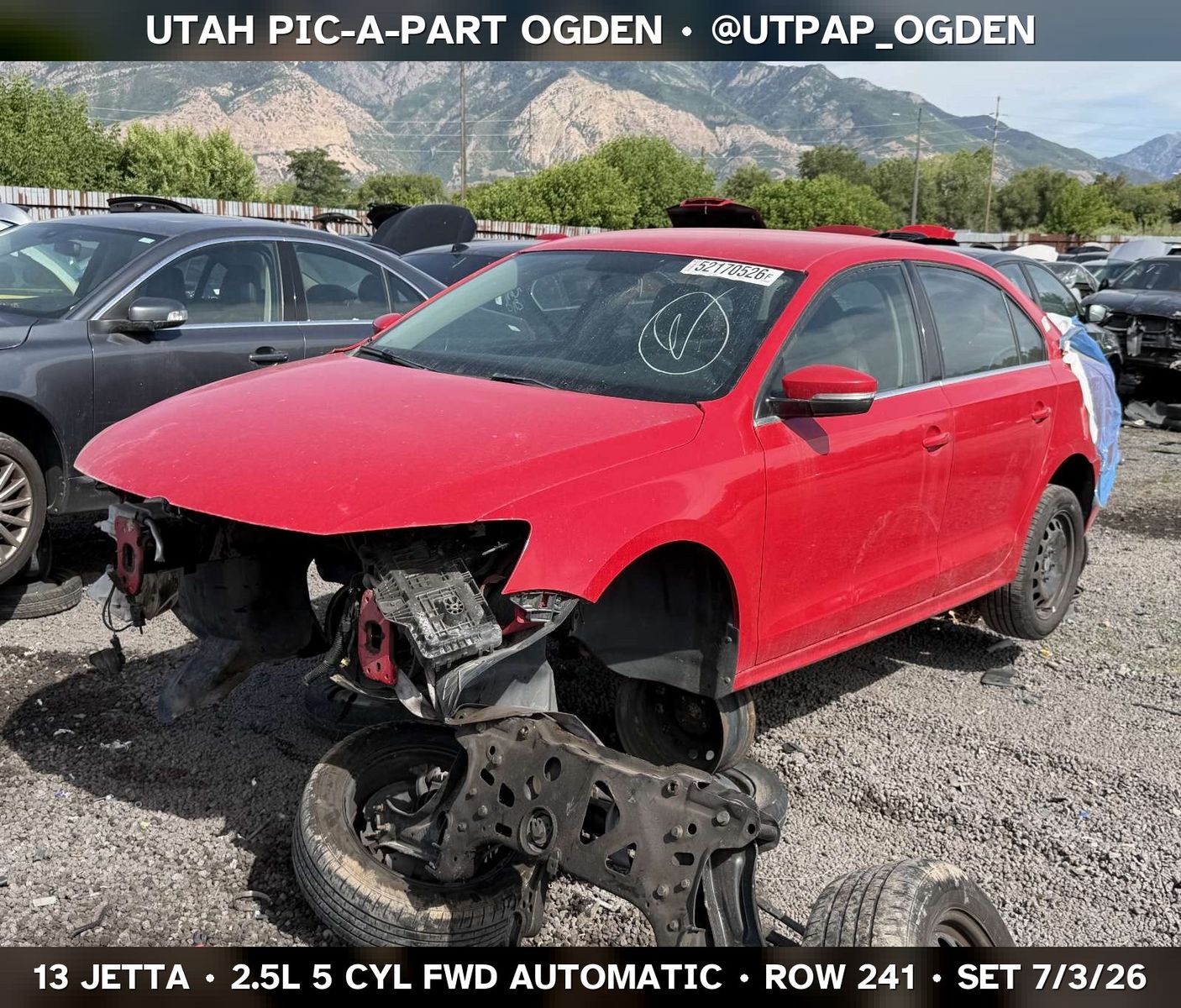 2013 Volkswagen Jetta Mk6 Parts - UTPAP Ogden