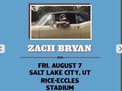 Zach Bryan 2 tickets