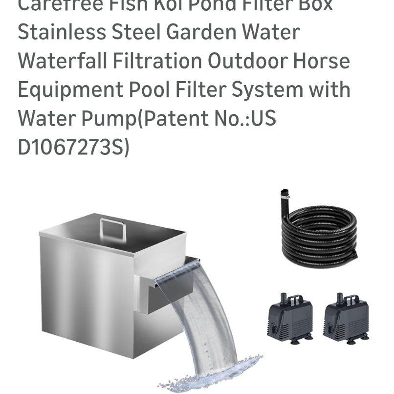 Koi Pond Filter 500 to 3000 gph