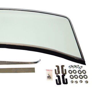 Cobra replica windshield with frame