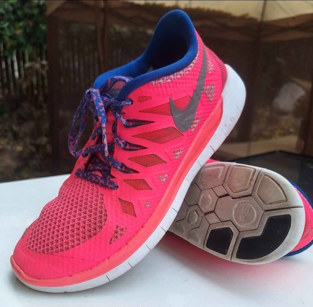 Hype Pink Nike Free 5.0 Girls Youth 6.5Y