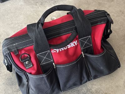 Husky Red and Black Heavy Duty Tool Storage Bag
