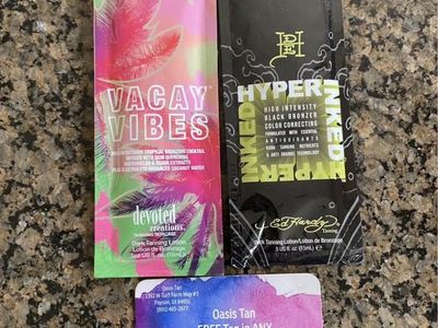 Dark Tanning Lotion and Free Tan from Oasis Tan