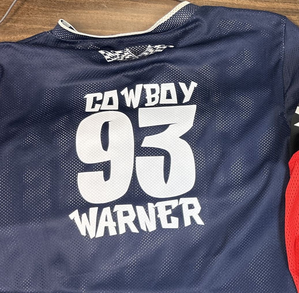 Custom mountain bike jersey ID / Numbers!