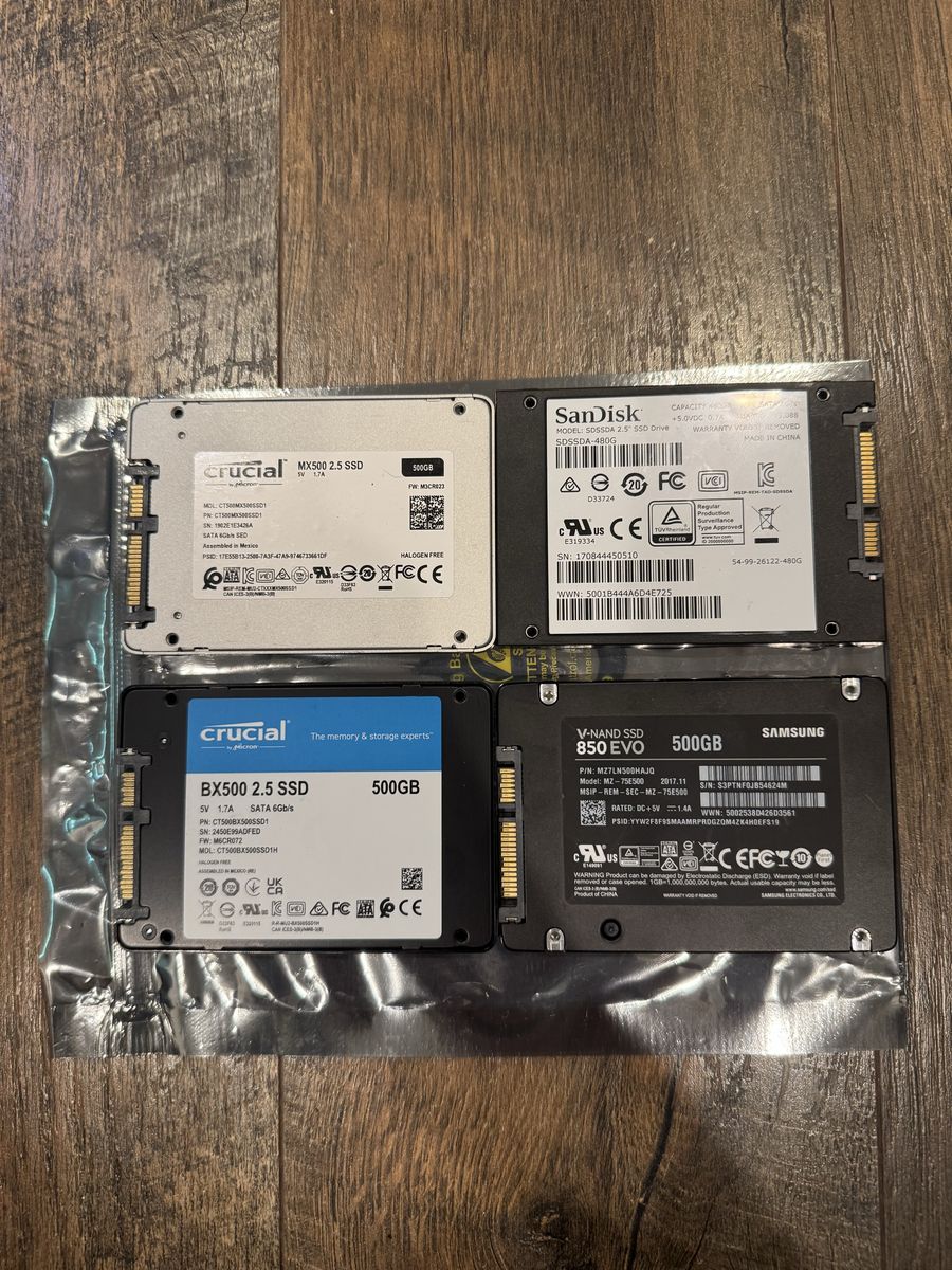 500GB SATA 2.5” SSD