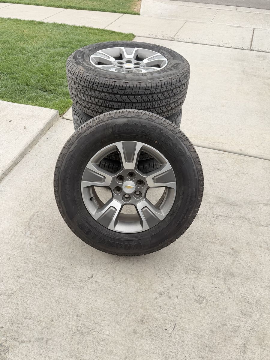 Chevy Colorado Rims And Tires 255/65R17 Goodyear