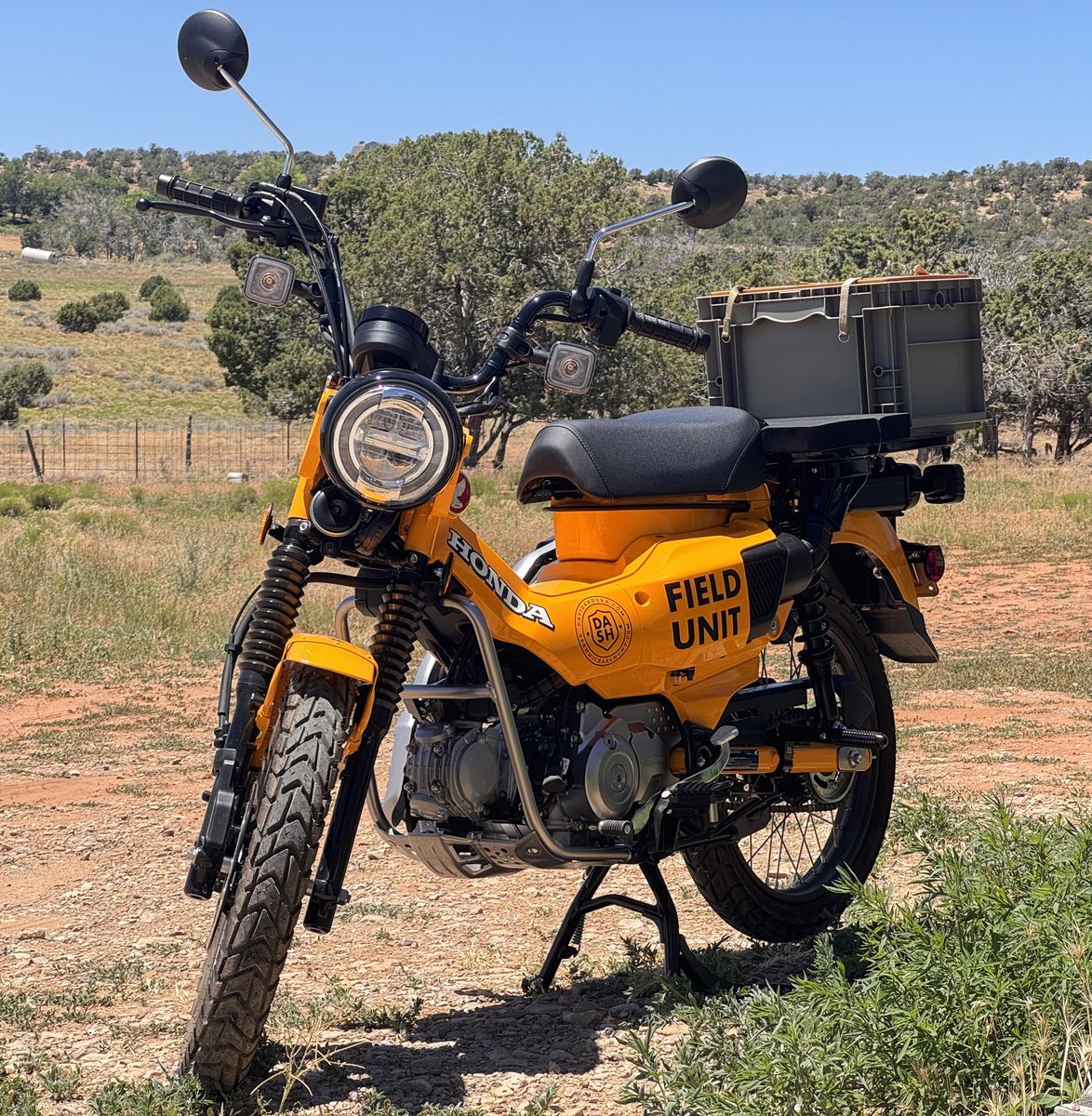 2024 Honda Trail 125 yellow