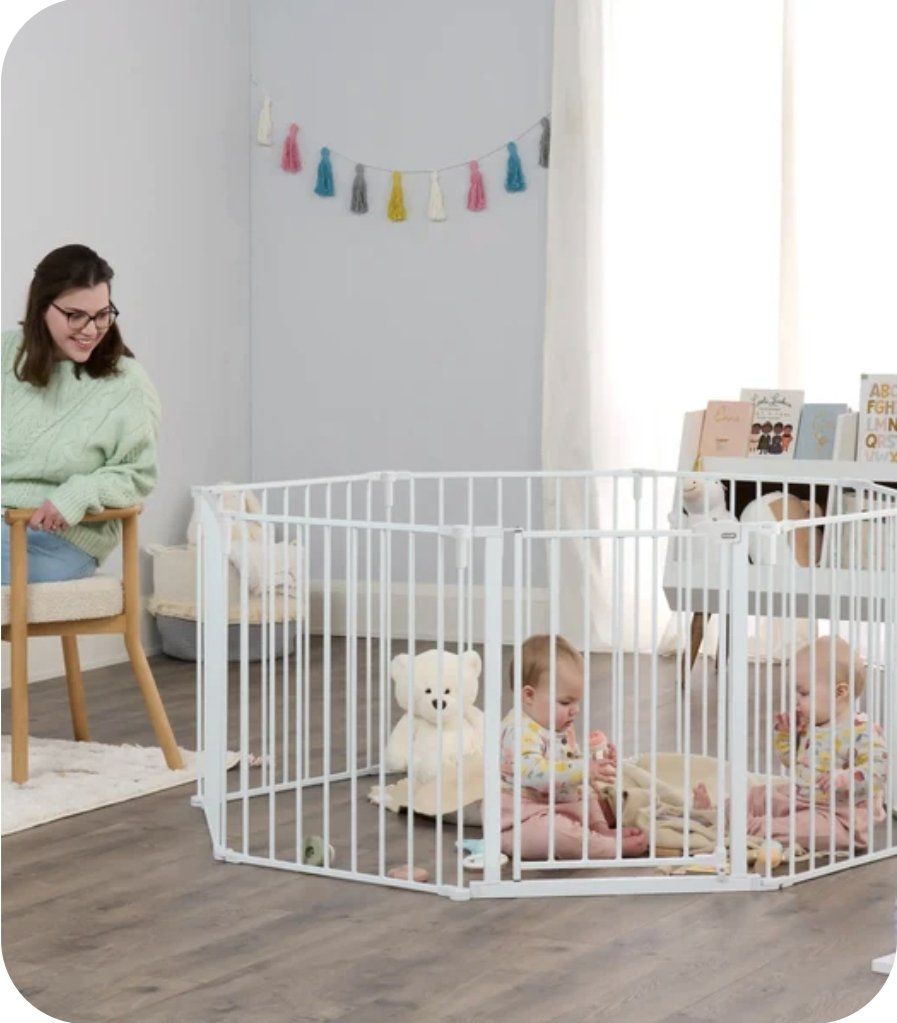 2 in 1 SUPERWIDE SAFETY GATE & PLAY YARD 1350 DS