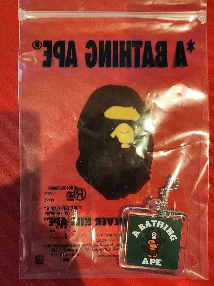 BAPE Baby Milo Pirate Store keychain. New, never opened.