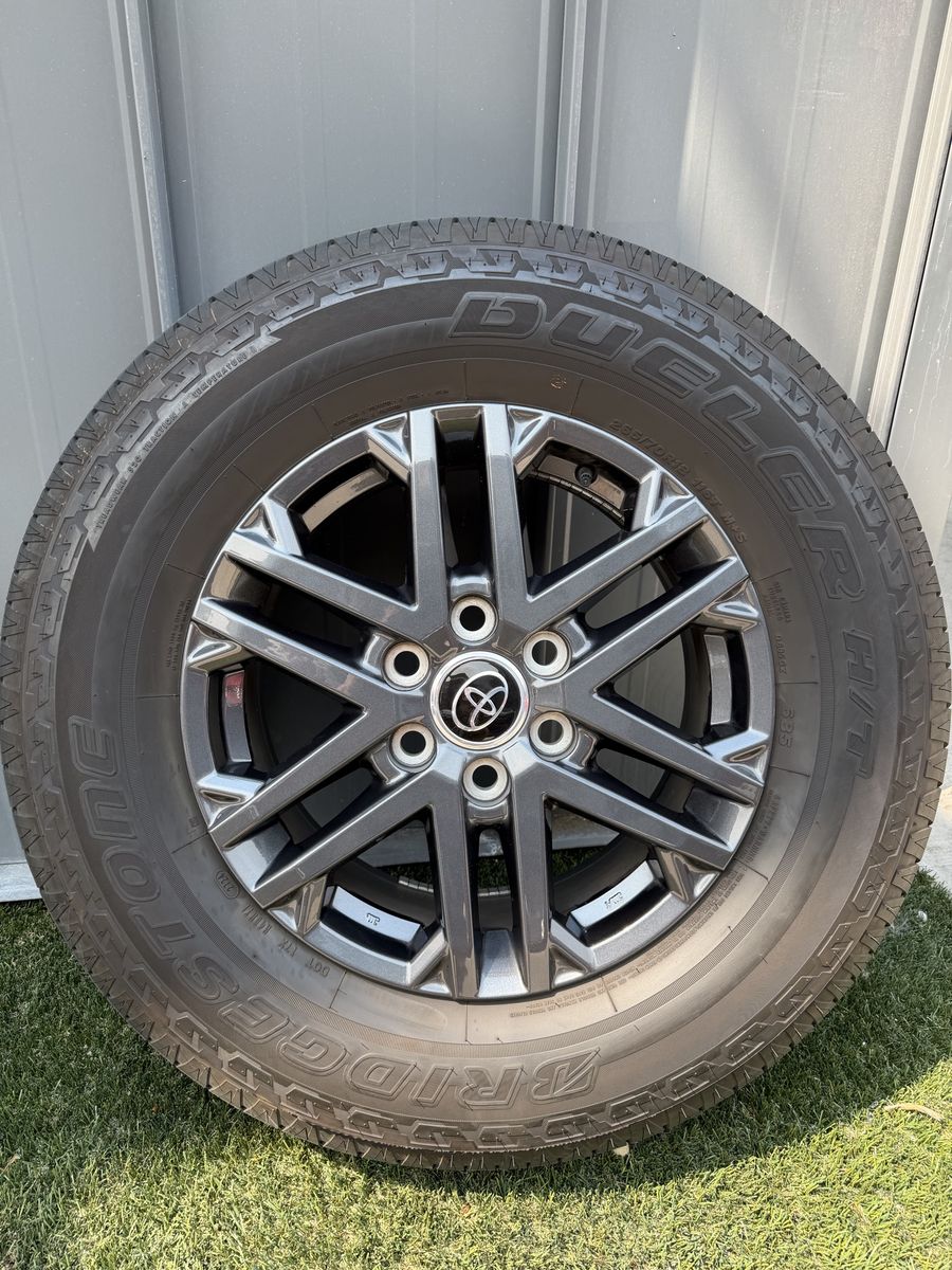 OEM 2025 Tundra Wheels and Tires - Set of 4, Excellent Tread - Toyota Takeoffs