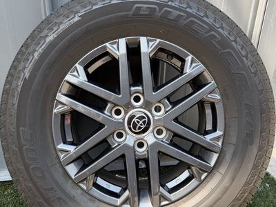 OEM 2025 Tundra Wheels and Tires - Set of 4, Excellent Tread - Toyota Takeoffs