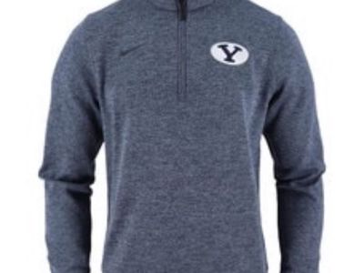 Oval Y BYU 1/4 Zip Pullover - Nike - XL
