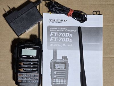 Yaesu FT-70DR Dual-Band Digital/Analog Handheld – Like New