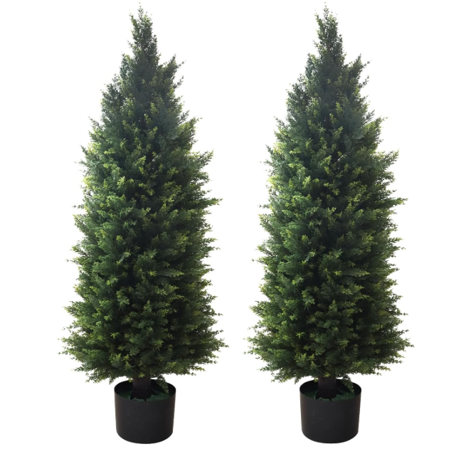 New in box Artificial Topiary Tree 2-Set