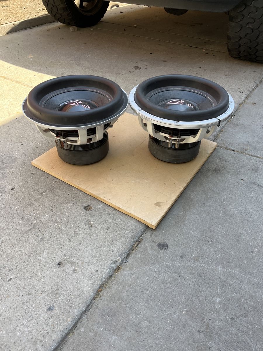 15 inch  woofers