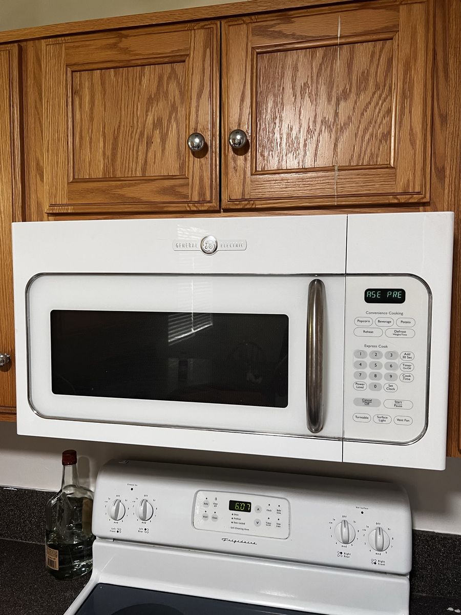 GE over the range Microwave