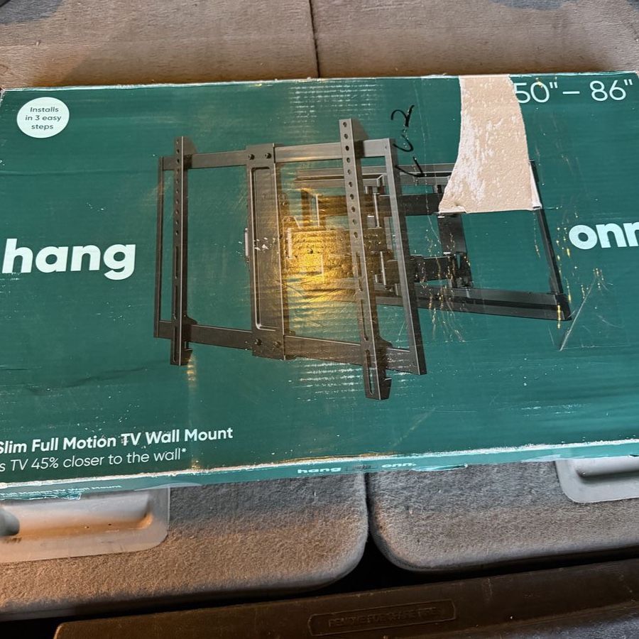 Onn Ultra-Slim Full Motion TV Wall Mount for 50"-86" TVs