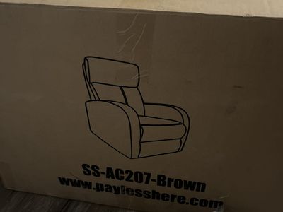 SS-AC207-Brown Recliner Chair - New in Box