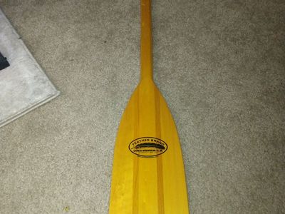 4 foot wooden canoe paddle