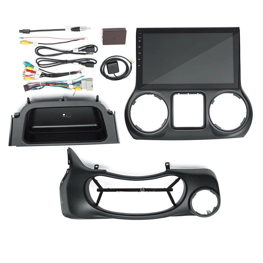 10.1'' Android Stereo Radio GPS Navigation For Jeep Wrangler 15-16 w/ Canbus Box