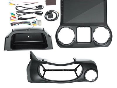 10.1'' Android Stereo Radio GPS Navigation For Jeep Wrangler 15-16 w/ Canbus Box