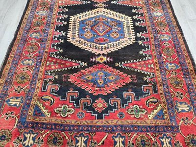 ~6x9 Persian Viss Handknotted Wool Rug