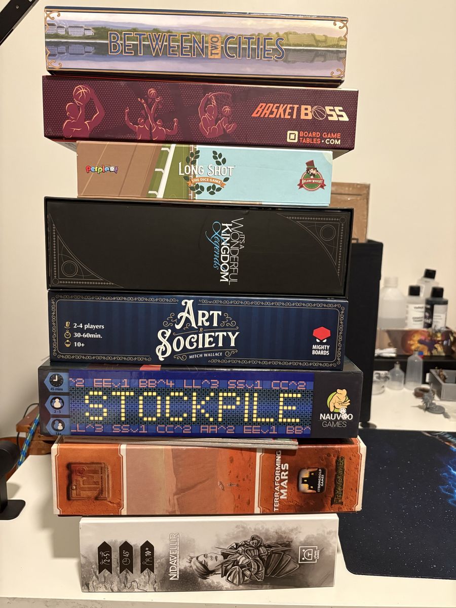 Several Top Board Games including Terraforming Mars, Nidavellir & More