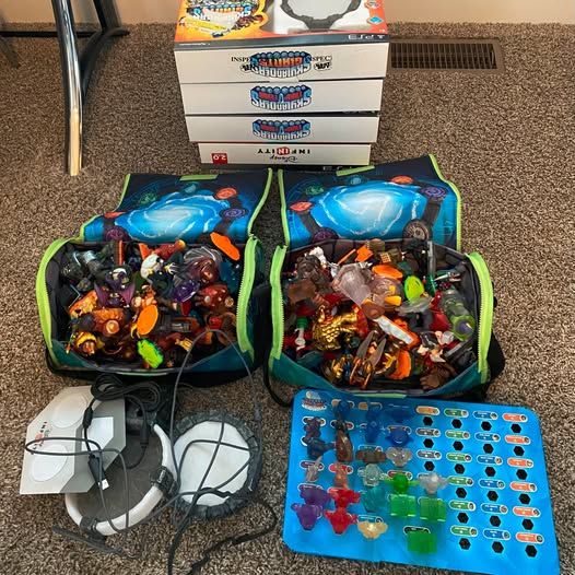 Skylanders & Disney Infinity Sets – 100+ Items (All Together).