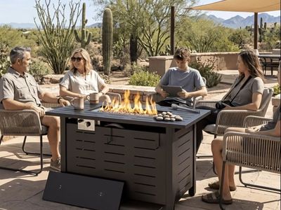 40" Propane Fire Pit Table — Brand New