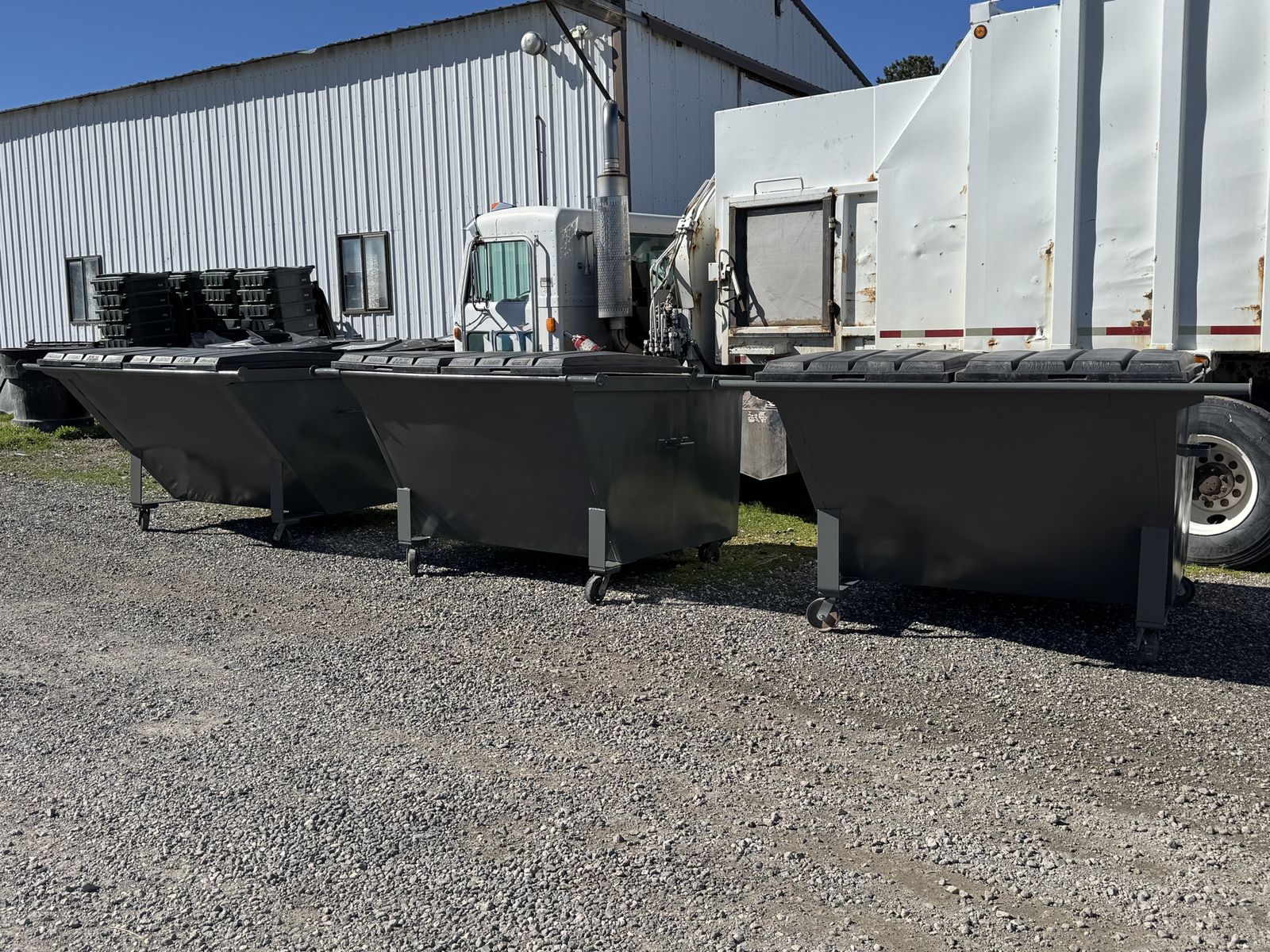 3 cubic yard dumpsters