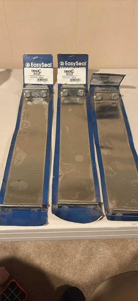 Set Of 5 Easy Seal Truck Exhaust Clamps