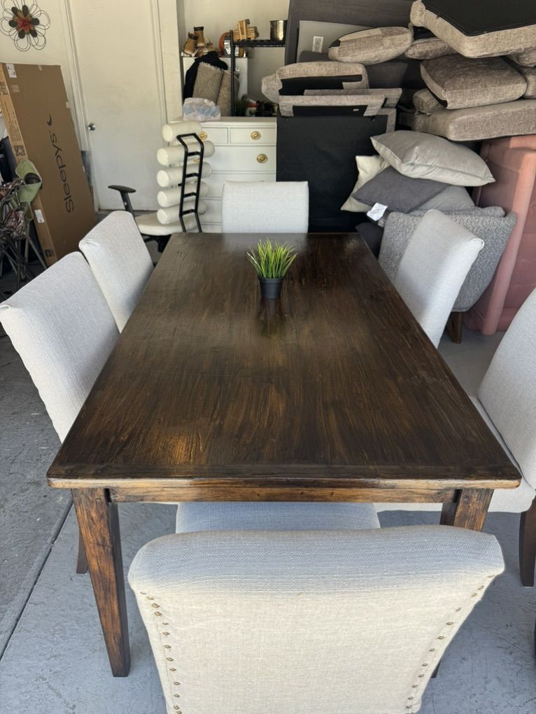 Table With 6 Chairs