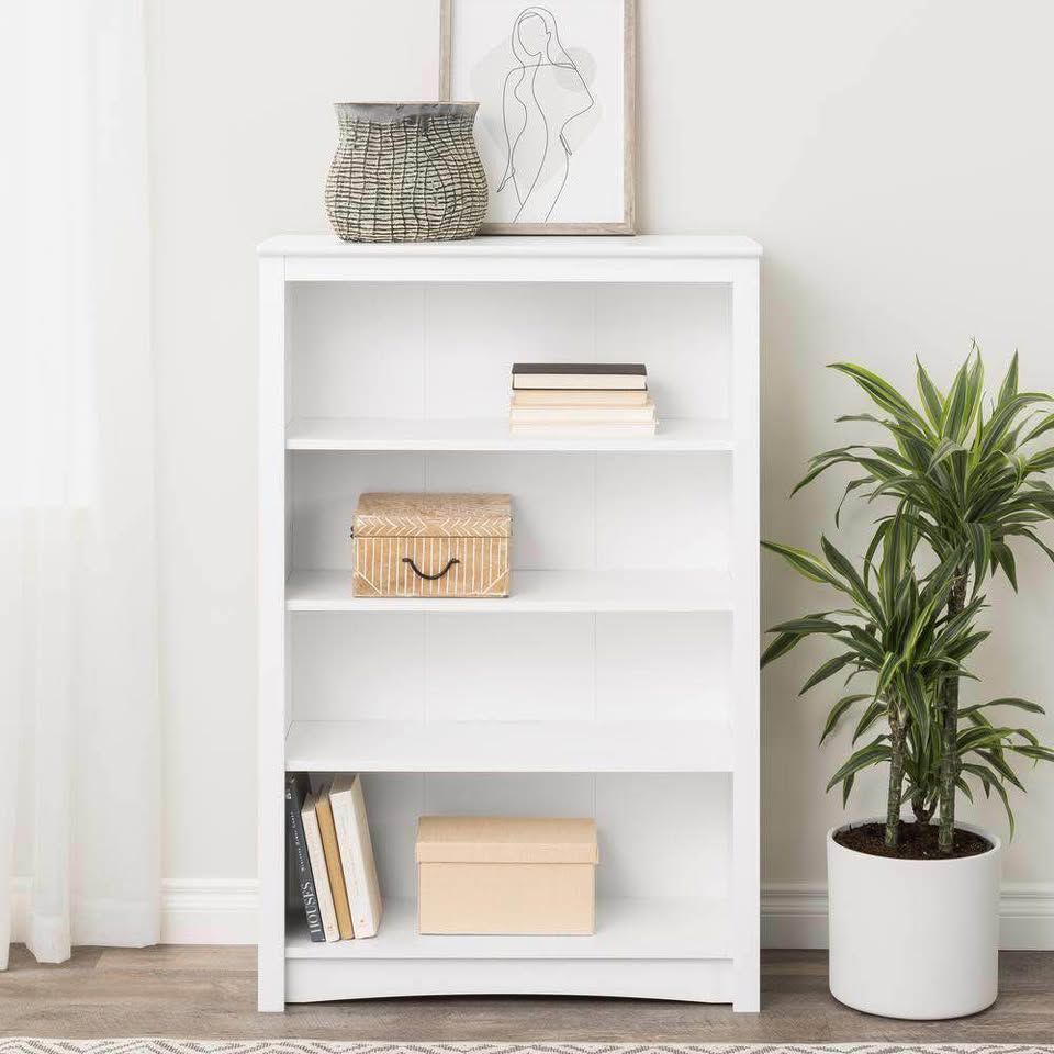 White Bookshelf