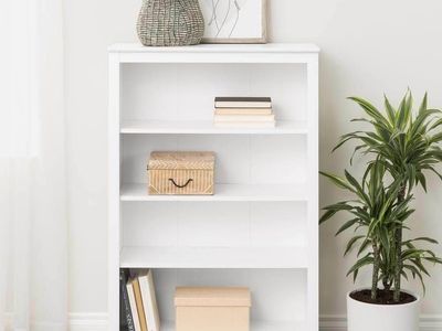 White Bookshelf